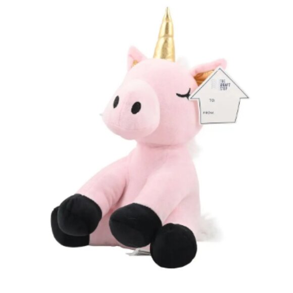 Weighted Pink Unicorn Door Stopper/Draft Stopper - Picture 1 of 3